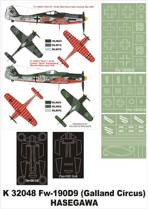 Montex K32048 Fw-190D9 (Galland Cirrus) 1/32