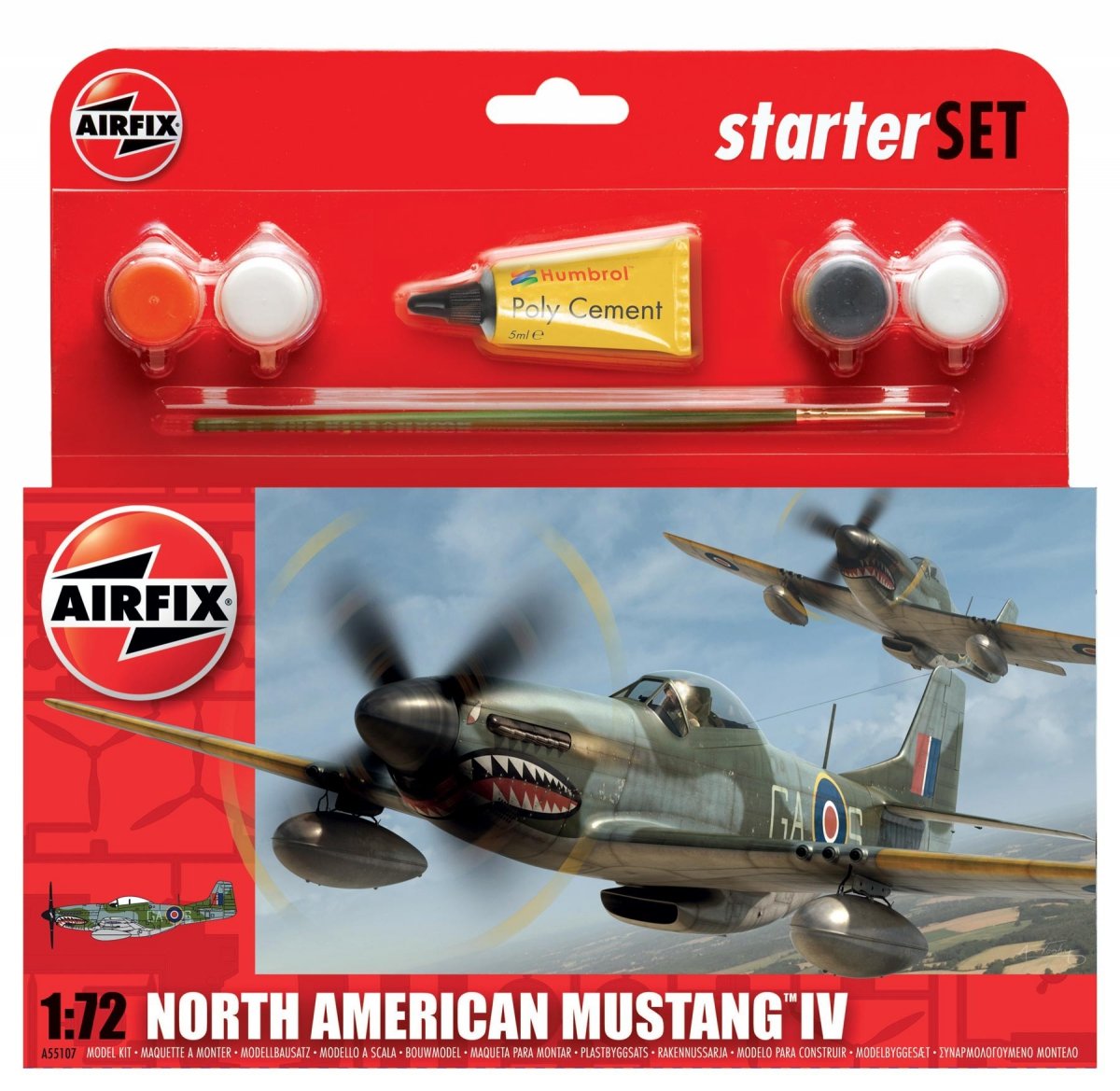 Airfix 55107A North American Mustang IV Model Kit
