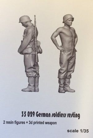 Glowel Miniatures 35029 Soldats allemands au repos 1/35
