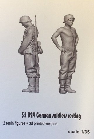 Glowel Miniatures 35029 Soldats allemands au repos 1/35