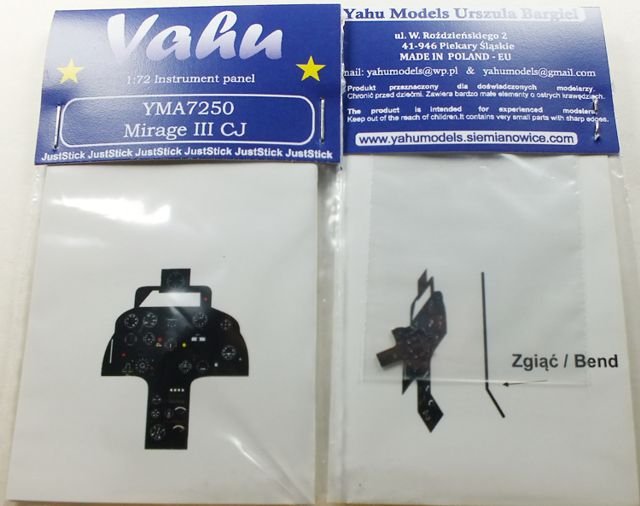 Yahu YMA7250 Mirage IIICJ (AML) 1/72