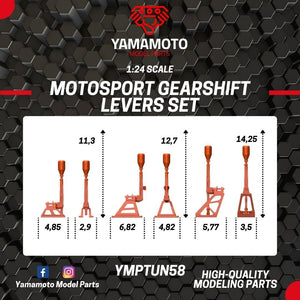 Yamamoto YMPTUN58 Gearshift Levers Set 1/24 – image 3
