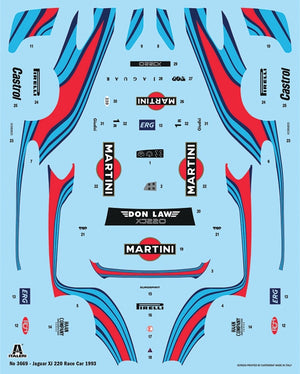 Italeri 3669 Jaguar XJ 220 Racing 1/24 – obrázek 4