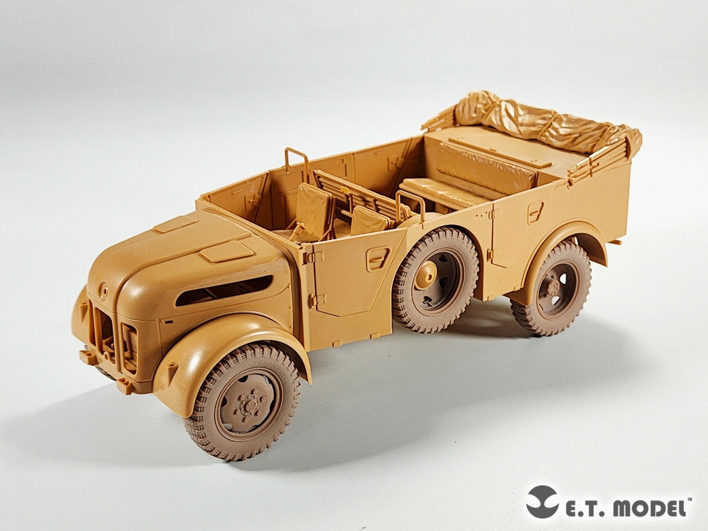 ET Model P35-137 WWII German Steyr Type1500A/1500A-1 Sagged wheels For TAMIYA Kit 1/35 – imagen 6