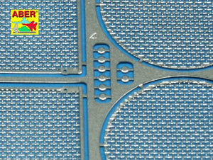 Aber 35G21 Grilles for german tank destroyer Jagdpanther Ausf.G1 early 1/35 – obrázek 3