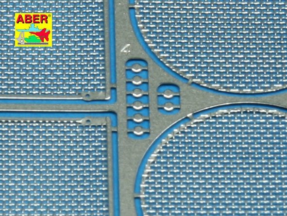 Aber 35G21 Grilles for german tank destroyer Jagdpanther Ausf.G1 early 1/35 – obrázek 3