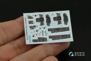 Quinta Studio QD48150 F-104S 3D-Printed &amp;amp; colored Interior on decal paper (Hasegawa) 1/48 – obrázek 8