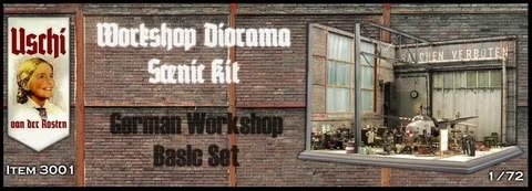 Uschi van der Rosten 3001 Scenic Display German Workshop Basic Set 1/72