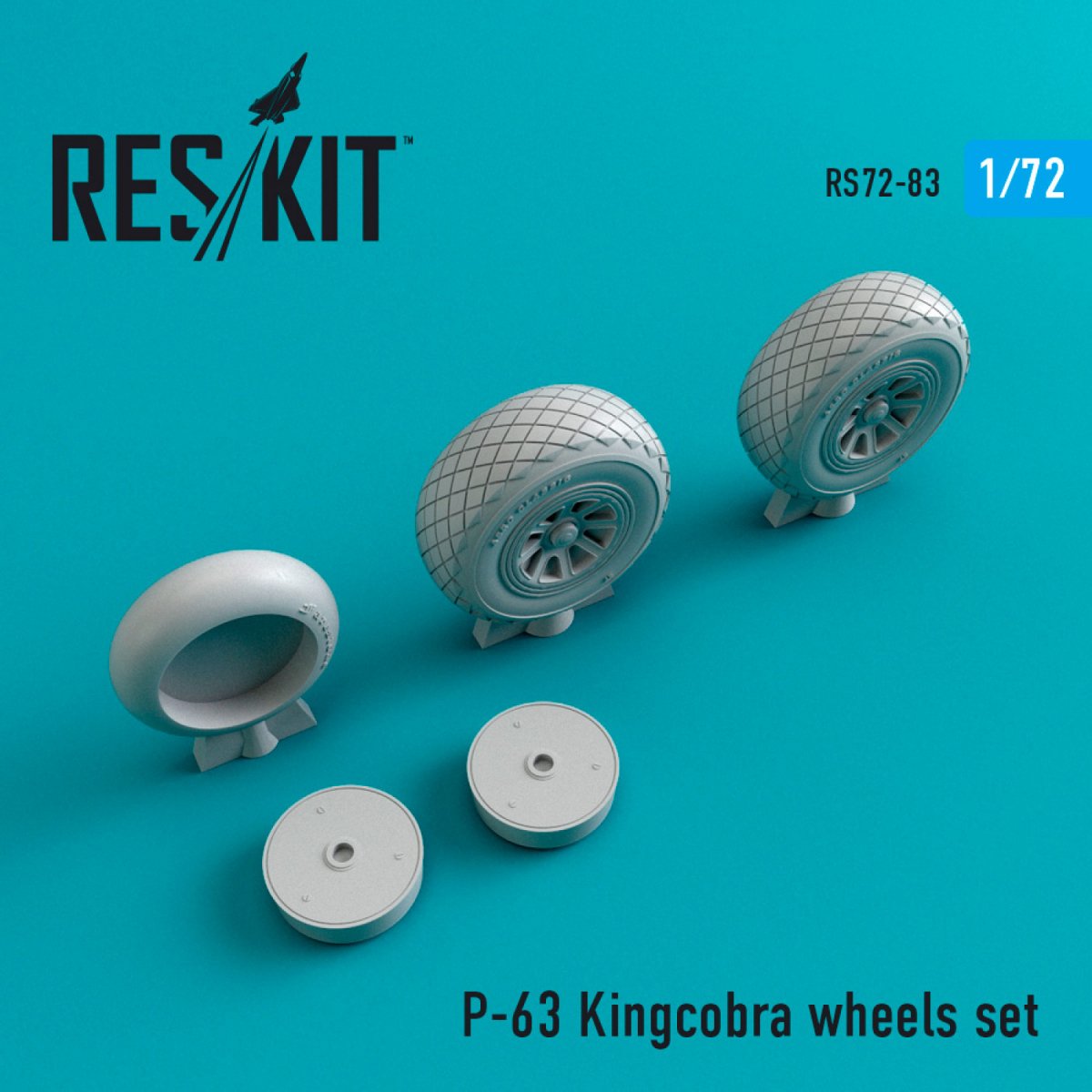 RESKIT RS72-0083 P-63 "KINGCOBRA" WHEELS SET 1/72