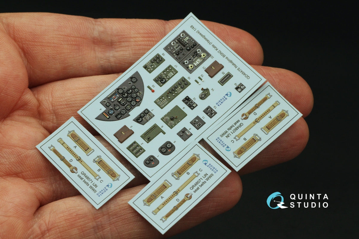 Quinta Studio QD48478 Nakajima B5N2 Kate 3D-Printed colored Interior on decal paper (Hasegawa) 1/48 – obrázek 3