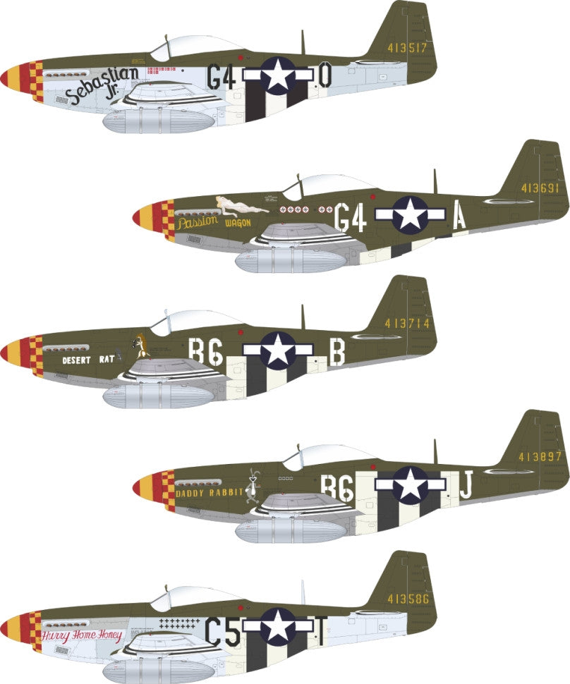 Eduard D72052 P-51D-5 &amp;#39;357th FG&amp;#39; EDUARD 1/72 – Bild 2