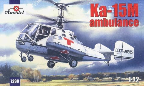 A-Model 07290 Kamov Ka-15M Hélicoptère d&amp;#39;ambulance soviétique 1/72