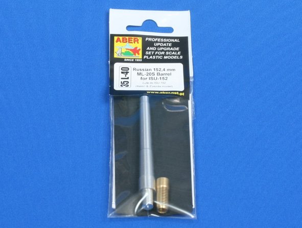 Aber 35L-040 Soviet gun barrel 152.4mm Ml-20S for self propelled gun ISU152 (1/35) – obrázek 5