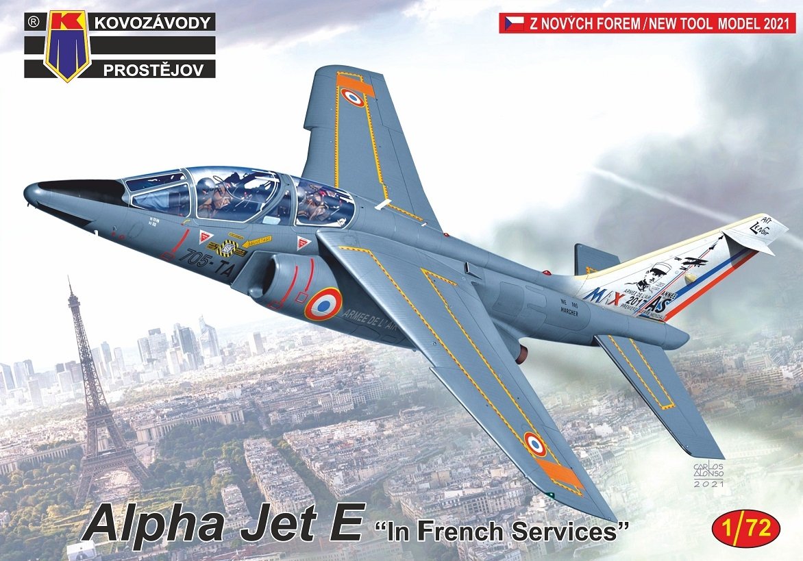 Kovozavody Prostejov KPM0264 Alpha Jet E &amp;quot;In French Services&amp;quot; 1/72