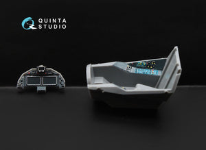 Quinta Studio QD72004 SU-57 3D-Printed &amp;amp; colored Interior on decal paper (for Zvezda kit)1/72 – image 4