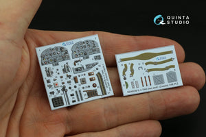 Quinta Studio QD48236 IL-2 1943 (two-seat) 3D-Printed &amp;amp; colored Interior on decal paper (for Zvezda kit) 1/48 – image 2