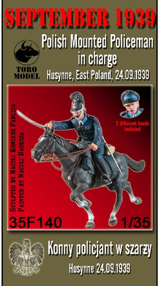 Toro 35F140 - Wrzesień 1939 - Konny policjant w szarży Husynne, 24.09.1939 1/35