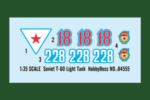 Hobby Boss 84555 Soviet T-60 Light Tank 1/35 – image 4