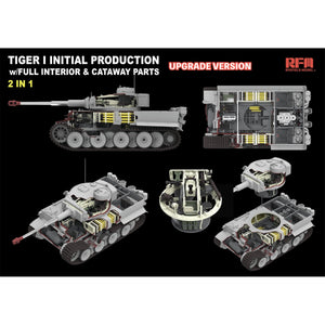 Rye Field Model 5131 Tiger I Initial Production Early 1943 w/ Full Interior Updated Version 1/35 – image 3