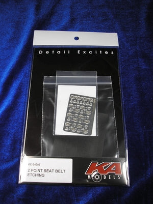 KA Models KA-24002 Seat Belt Etching Set 1/24