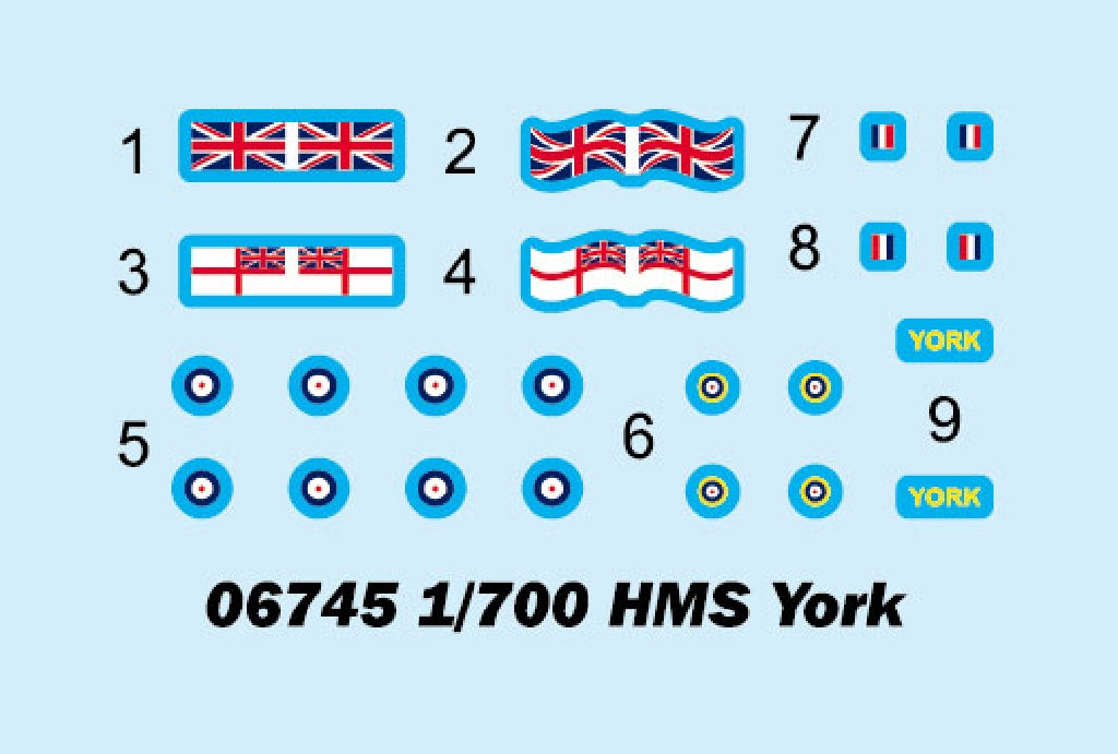 Trumpeter 06745 HMS York 1/700 – image 3