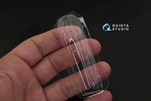 Quinta Studio QC48014 MiG-25 correction vacuformed clear canopy (for ICM kit) 1/48 – Bild 3