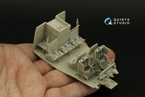 Quinta Studio QD48267 UH-1D 3D-Printed colored Interior on decal paper (KittyHawk) 1/48 – Bild 7