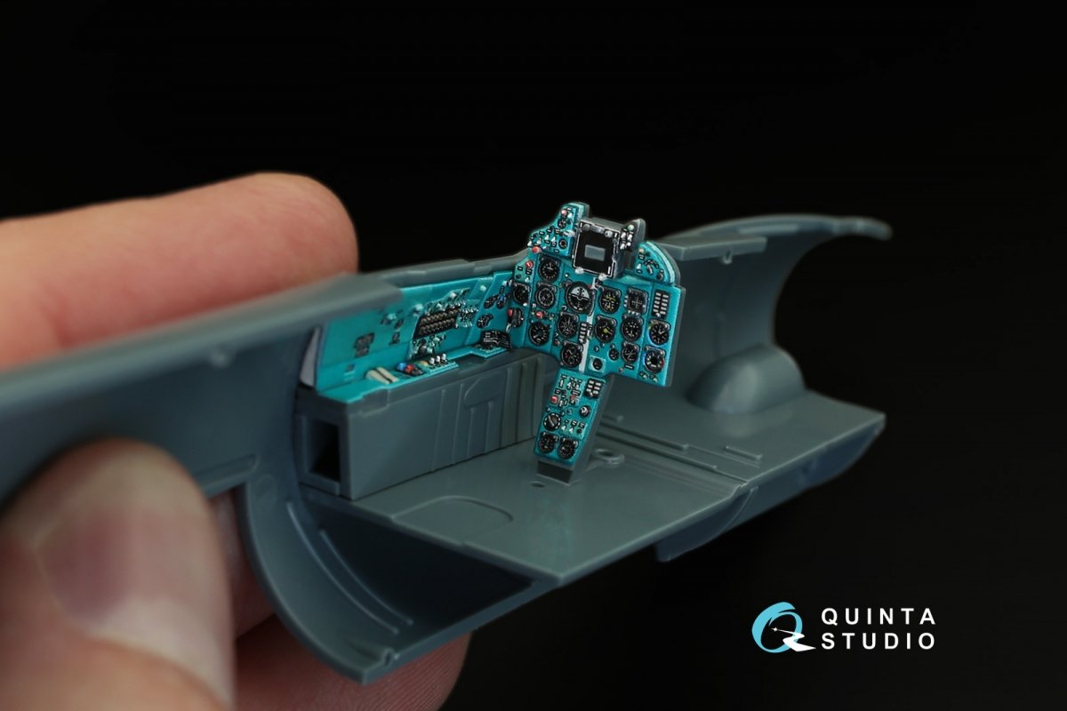 Quinta Studio QD48077 MiG-21PFM 3D-Printed &amp;amp; colored Interior on decal paper (for Eduard kit) 1/48 – image 9