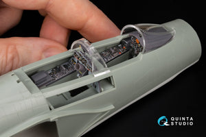 Quinta Studio QDS+48487 F-4C Phantom II 3D-Printed &amp;amp; colored Interior on decal paper (Academy) (Small version) (with 3D-printed resin parts) 1/48 – immagine 11