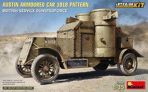 Miniart 39023 AUSTIN ARMORED CAR 1918 PATTERN. BRITISH SERVICE DUNSTERFORCE. INTERIOR KIT 1/35