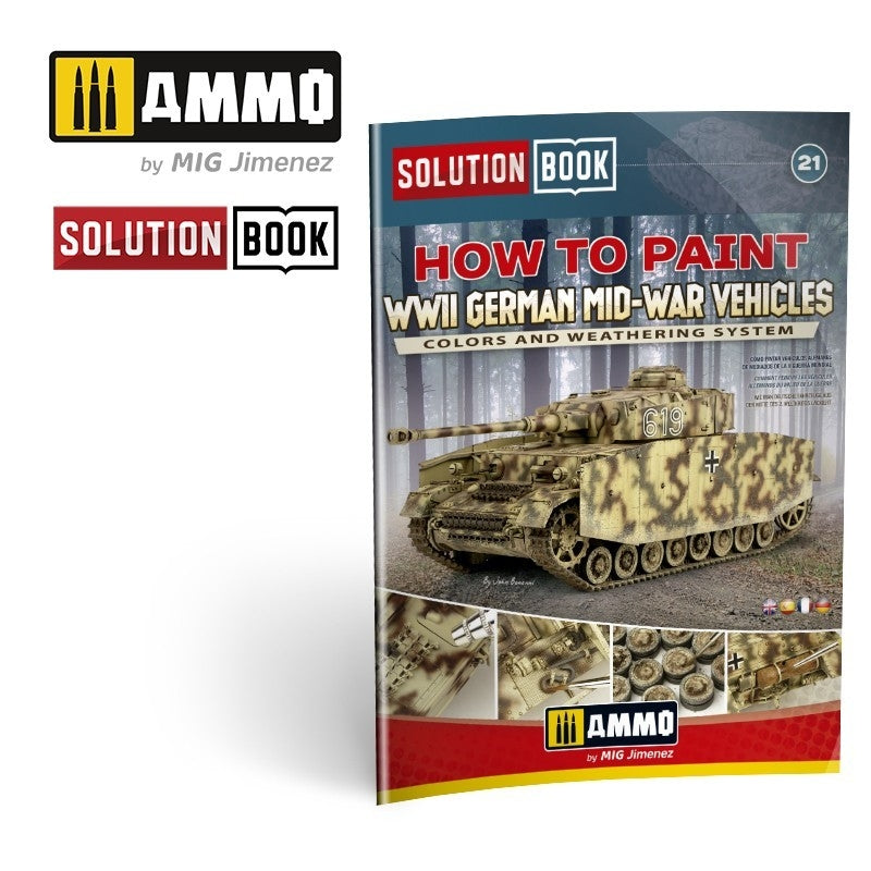 AMMO by Mig Jimenez 7727 SOLUTION BOX 21 – WWII German Mid-War Vehicles – image 3
