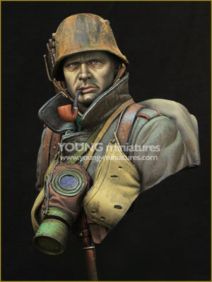 Young Miniatures YM1857 GERMAN STORMTROOPER WWI 1/10 – obrázek 2