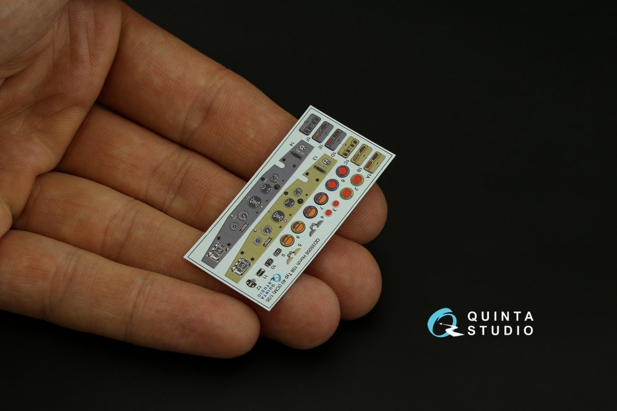 Quinta Studio QD35056 Horch 108 type 40 3D-Printed &amp;amp; colored Interior on decal paper ( ICM ) 1/35 – Bild 10