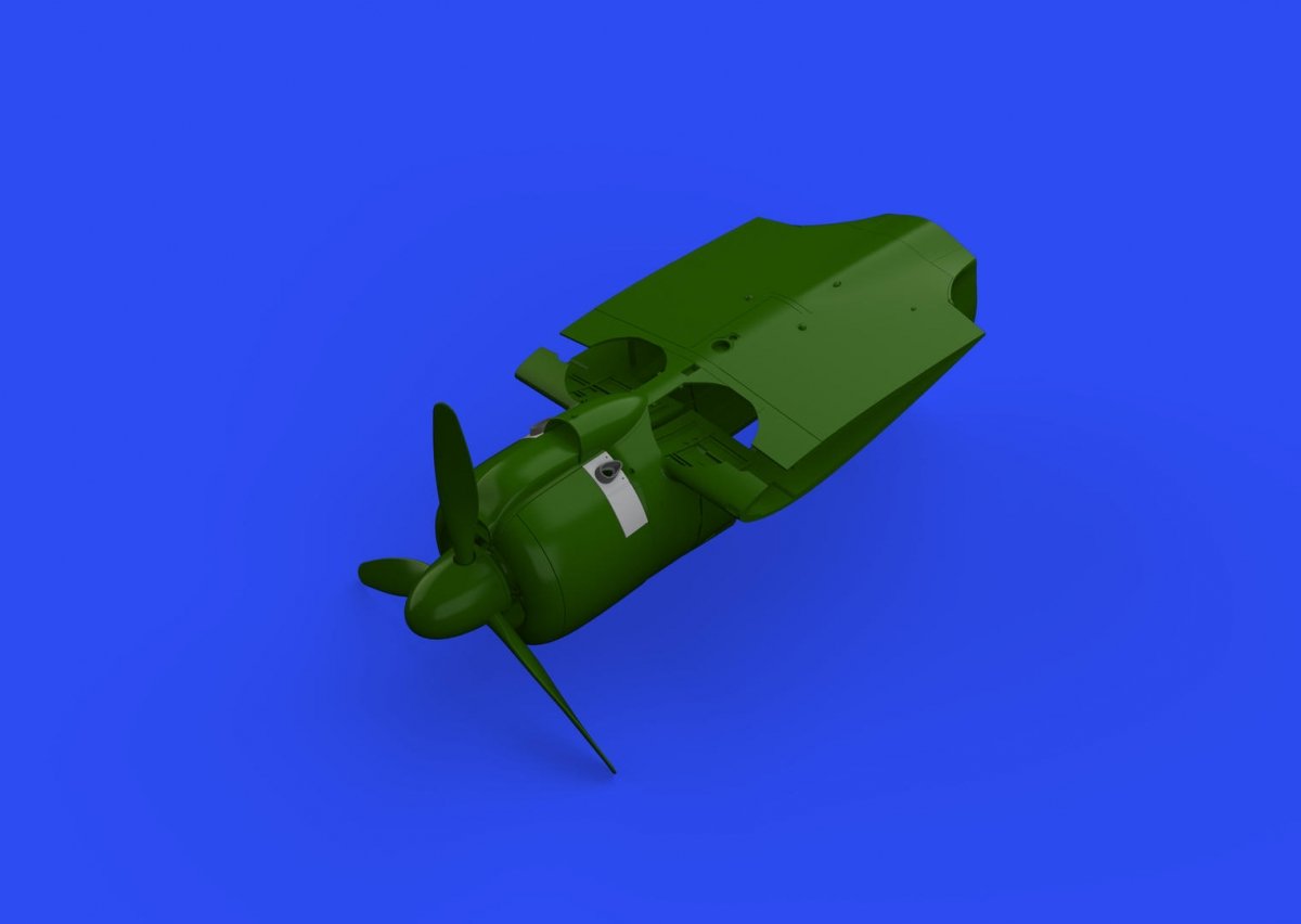 Échappement Rufe Eduard 648846 A6M2-N IMPRESSION EDUARD 1/48