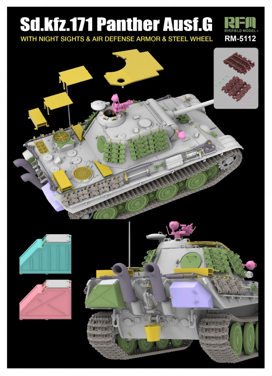Rye Field Model 5112 PANTHER AUSF.G 1/35 – zdjęcie 4