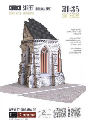 RT-Diorama 35039 Diorama Base: Church Street 1/35 – obrázek 2