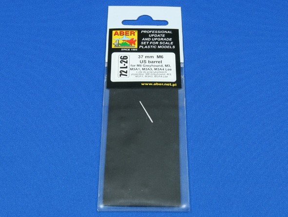 Aber 72L-26 Barrel 37mm M6 for M8 Greyhound,M3, M3A1, M3A3, M3A4 Lee / 37mm M6 US barrel for M8 Greyhound, M3, M3A1, M3A4 Lee 1/72 – image 4
