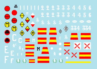 Star Decals 35-865 Spanish Civil War #3. &amp;#39;Negrillo&amp;#39; 1/35 – immagine 3