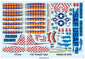 Hobby Boss 80246 F-84E Thunderjet Fighter 1/72 – Bild 2