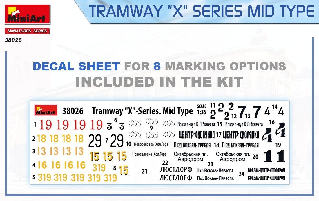 Miniart 38026 Tramway &amp;quot;X&amp;quot; Series 1/35 – image 3