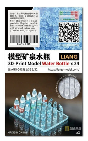 Liang 0415 3D-Print Model Water Bottle x 24 1/32 1/35 – obrázek 3