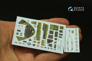 Quinta Studio QD32195 F6F-5 Hellcat 3D-Printed &amp;amp; colored Interior on decal paper (Trumpeter) 1/32 – obrázek 5
