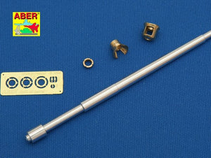 Aber 35L-068 German 75mm barrel for KwK40L/43 with early model muzzle brake for Pz.Kpfw. VI, Ausf.G 1/35