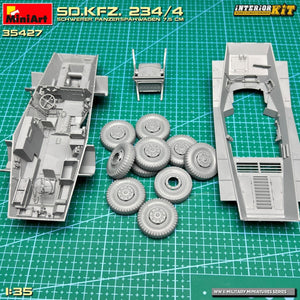 MiniArt 35427 Sd.Kfz. 234/4 SCHWERER PANZERSPÄHWAGEN 7.5 cm. INTERIOR KIT 1/35 – image 6