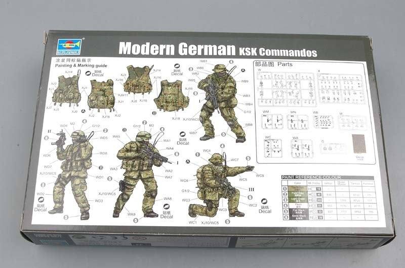 Trumpeter 00422 Modern German KSK Commandos 1/35 – Bild 2