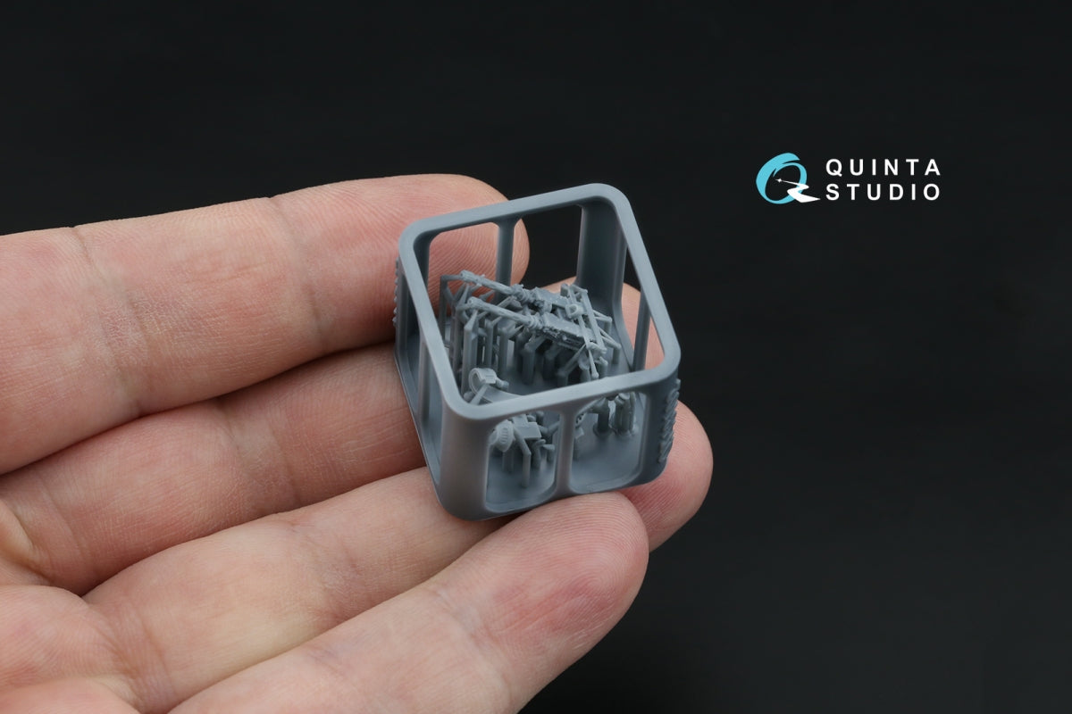 Quinta Studio QD+48583 Westland Lysander Mk.III 3D-Printed &amp;amp; colored Interior on decal paper (Airfix) (with 3D-printed resin parts) 1/48 – immagine 7