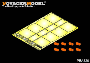 Voyager Model PEA320 WWII German StuG.III Ausf.G Final version Pivot-Mounting Swinging Type Hull Side Armor Skirts (For DRAGON) 1/35