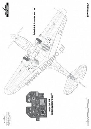 Kagero 7037 Curtiss P-40 F,K,L,M,N models EN/PL – immagine 4