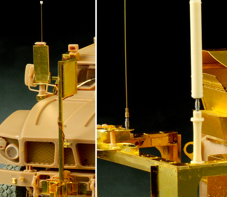 Voyager Model PEA298 Modern US M-ATV MRAP Rhino Anti IED Device sets (For KINETIC Model K61007) 1/35 – obrázek 2
