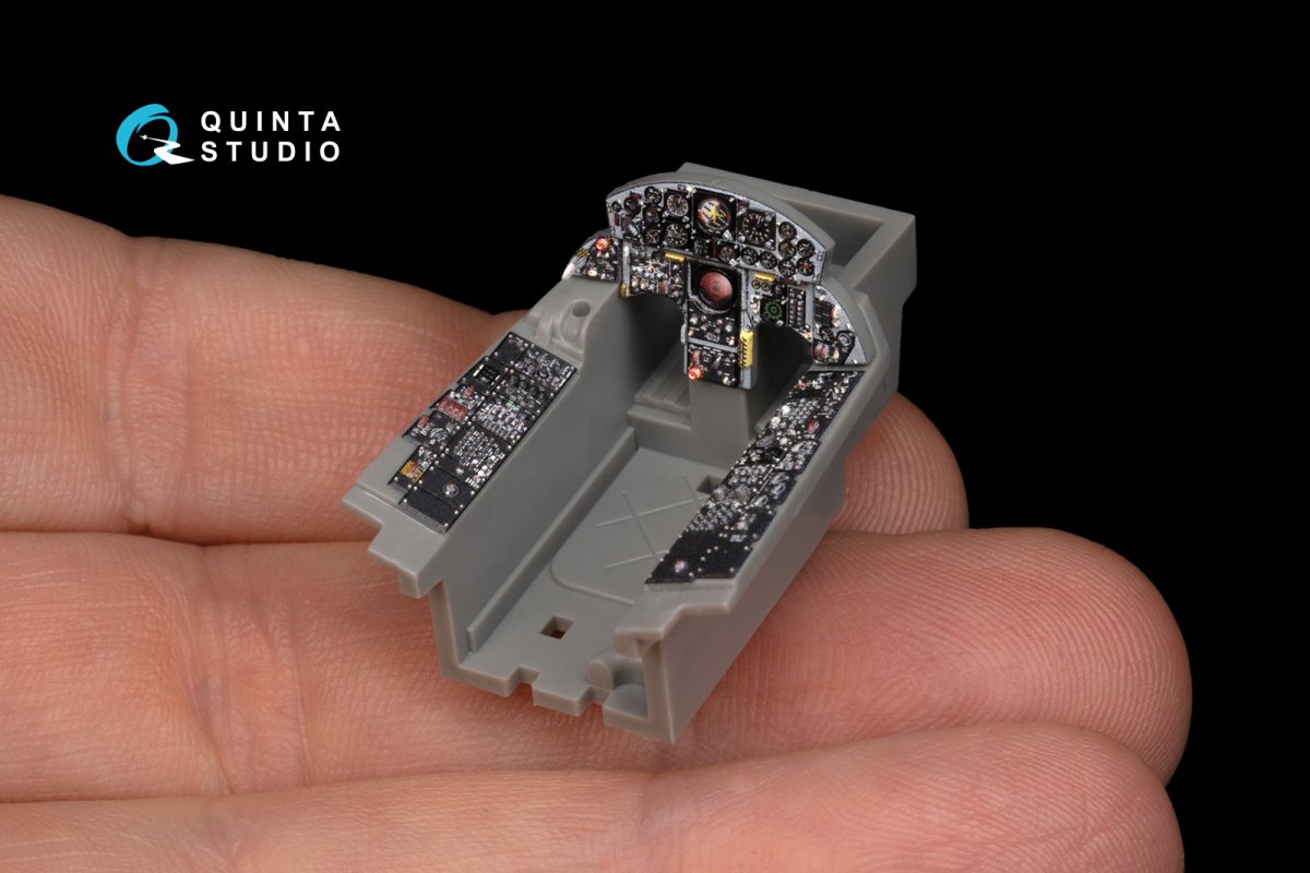 Quinta Studio QD48226 CF-104 Late 3D-Printed &amp;amp; coloured Interior on decal paper ( Kinetic ) 1/48 – zdjęcie 3